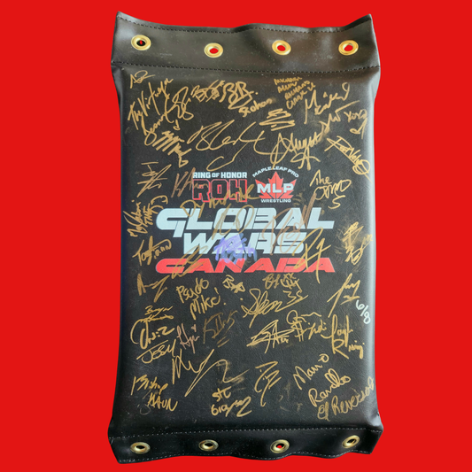 MLP/ROH Global Wars Autographed Turnbuckle 6/8