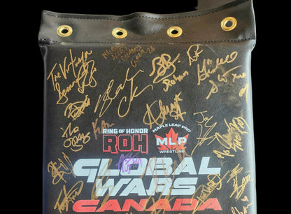 MLP/ROH Global Wars Autographed Turnbuckle 4/8