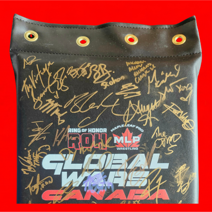 MLP/ROH Global Wars Autographed Turnbuckle 6/8