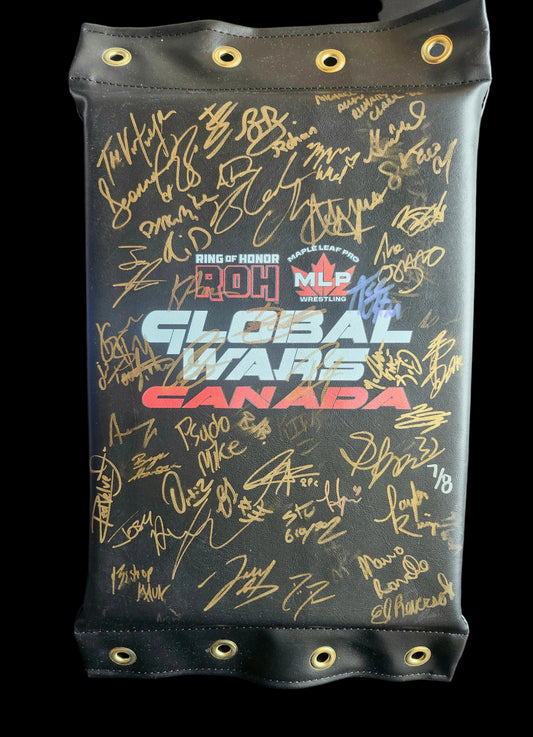 MLP/ROH Global Wars Autographed Turnbuckle 7/8