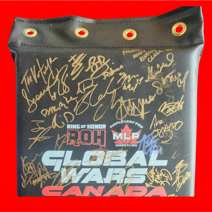 MLP/ROH Global Wars Autographed Turnbuckle 7/8