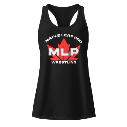 Maple Leaf Pro MLP Logo Women’s Fitted Racerback Tank Top